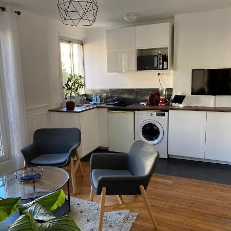 Appartement Buttes Chaumont Paris Exterior foto